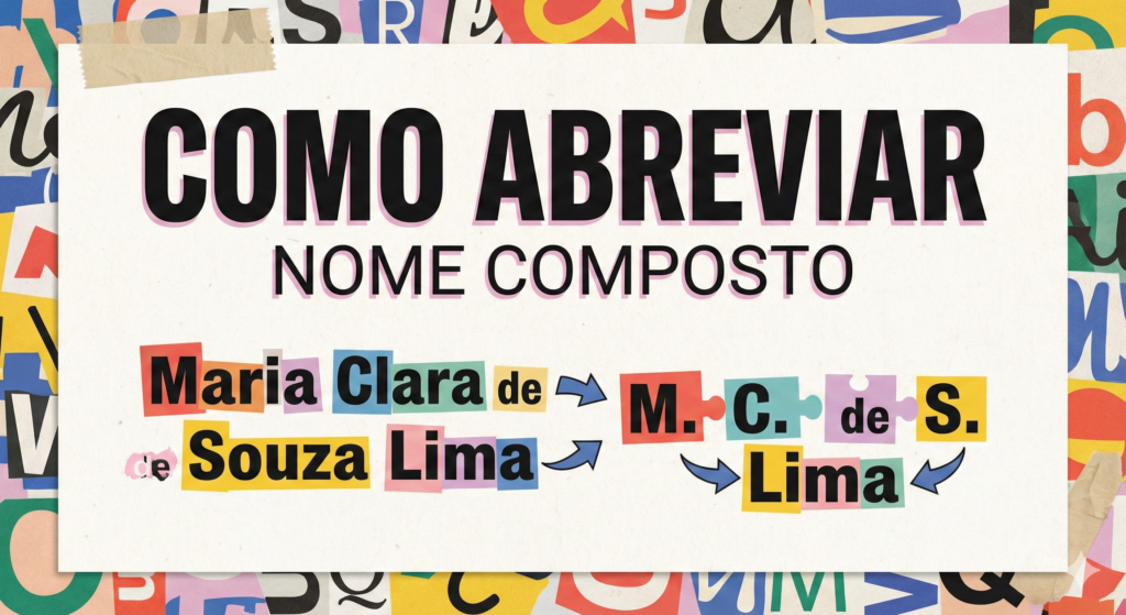Como Abreviar Nome Composto
