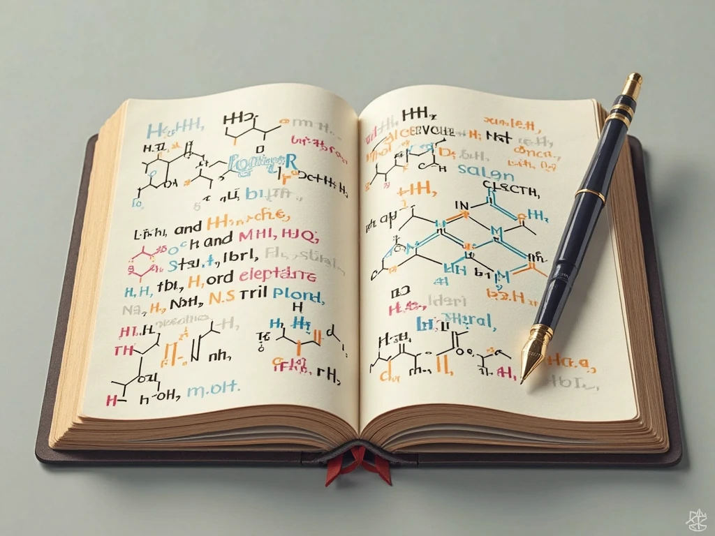 Como Abreviar Nome Composto - Um livro com vários nome e fórmulas