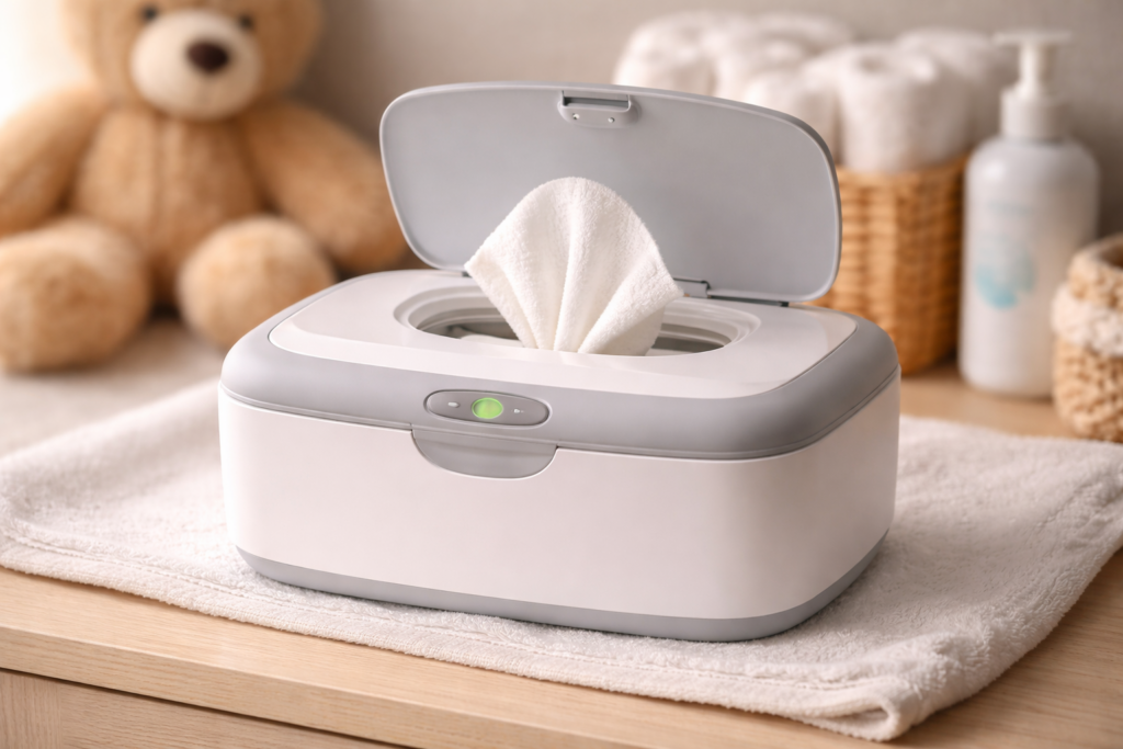 Aquecedor de lenço umedecido