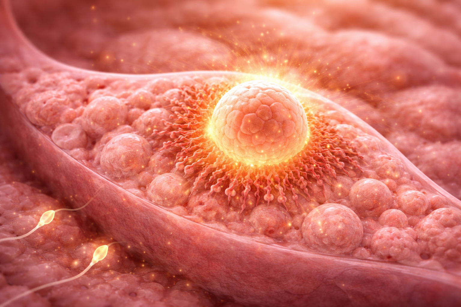 Implante do blastocisto no útero